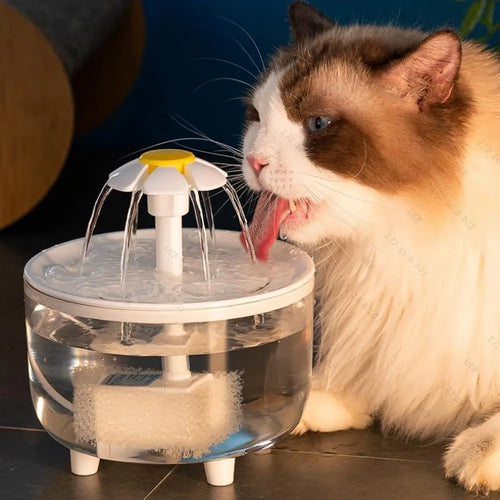 1200Ml Cats Water Filter Automatic Cat Water Fountain Filter USB Electric Mute Recirculate Filtering Drinker Pet Water Fountain